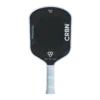 Front view of the CRBN 4 TruFoam Barrage paddle with black carbon face and gray grip