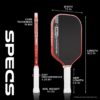 JOOLA Perseus Pro V 16mm – Specifications JOOLA Perseus Pro V 16mm paddle dimensions and specifications