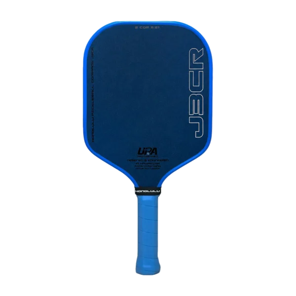 Honolulu J3CR Crystal Blue Endurance 16mm Pickleball Paddle - Blue Honolulu J3CR Crystal Blue Endurance 16mm Pickleball Paddle in Blue