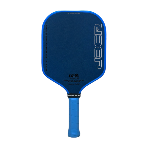 Honolulu J3CR Crystal Blue Endurance 16mm Pickleball Paddle - Blue Honolulu J3CR Crystal Blue Endurance 16mm Pickleball Paddle in Blue