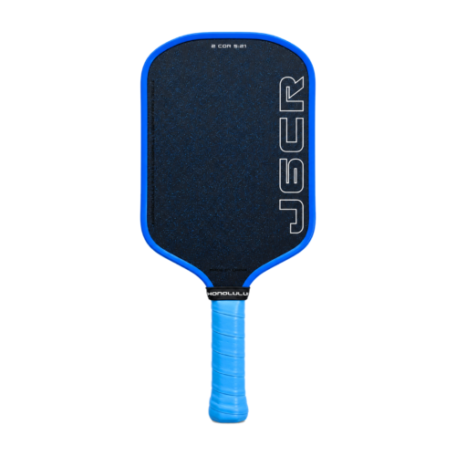 Honolulu J6CR Crystal Blue Endurance 16mm Pickleball Paddle - Blue Honolulu J6CR Crystal Blue Endurance 16mm Pickleball Paddle in Blue