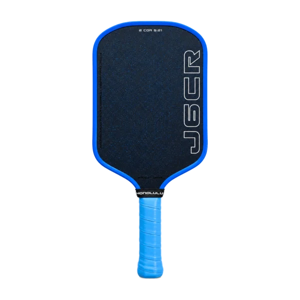 Honolulu J6CR Crystal Blue Endurance 16mm Pickleball Paddle - Blue Honolulu J6CR Crystal Blue Endurance 16mm Pickleball Paddle in Blue