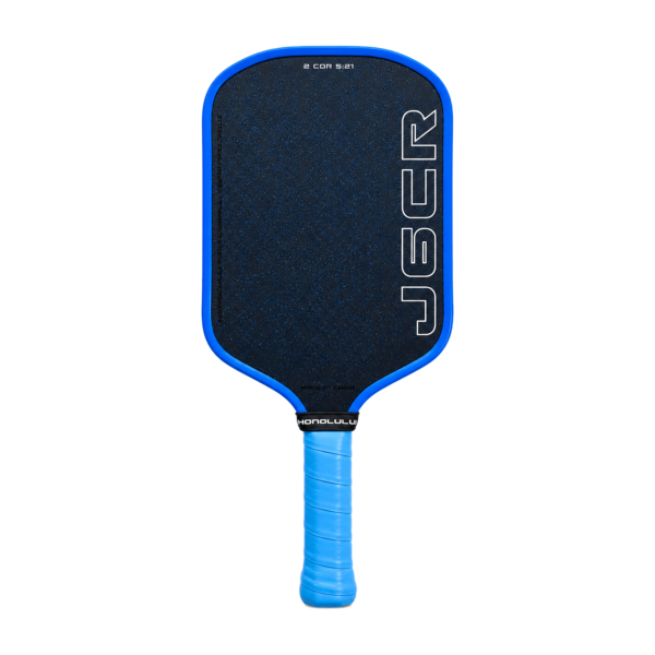 Honolulu J6CR Crystal Blue Endurance 16mm Pickleball Paddle - Blue Honolulu J6CR Crystal Blue Endurance 16mm Pickleball Paddle in Blue