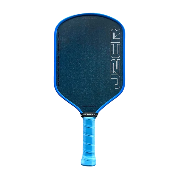 Honolulu J2CR Crystal Blue Endurance 16mm Pickleball Paddle - Blue Honolulu J2CR Crystal Blue Endurance 16mm Pickleball Paddle in Blue