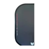 Spartus Spitfire paddle face and left edge with PermaGrit Nano lettering, close-up