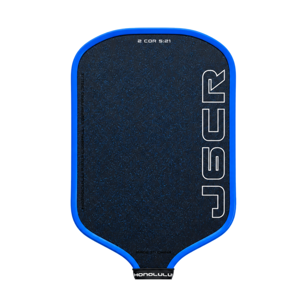 Honolulu J6CR Crystal Blue Endurance 16mm Pickleball Paddle gallery image 3 Honolulu J6CR Crystal Blue Endurance 16mm Pickleball Paddle official product detail