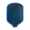 Honolulu J2CR Crystal Blue Endurance 16mm Pickleball Paddle gallery image 3 Honolulu J2CR Crystal Blue paddle in Blue, face and edge close-up