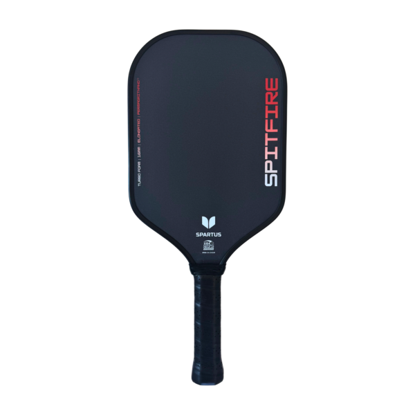 Spartus Spitfire Elongated 16mm Pickleball Paddle front Spartus Spitfire Elongated 16mm Pickleball Paddle front view