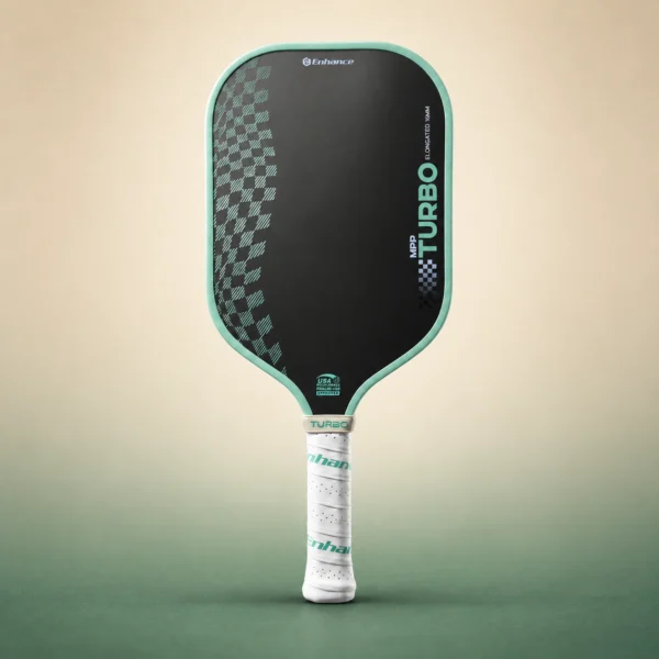 Enhance MPP Turbo 16mm - Elongated, front view on a sand and green studio background Enhance MPP Turbo 16mm - Elongated, front view