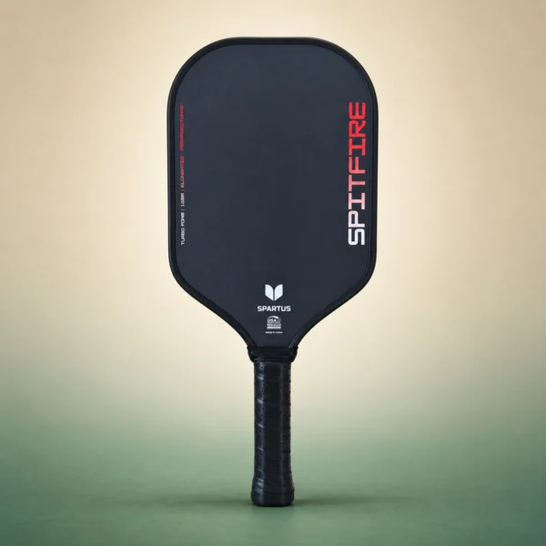Spartus Spitfire Elongated 16mm Pickleball Paddle, front view