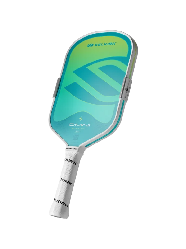 Selkirk OMNI Elongated paddle in Calypso, angled view Selkirk OMNI Elongated paddle in Calypso, angled view