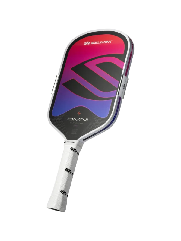Selkirk OMNI Elongated paddle in Cosmic, angled view Selkirk OMNI Elongated paddle in Cosmic, angled view