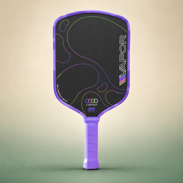 11SIX24 Vapor Jelly Bean 2 Cosmic Grape — front on sand and green studio background